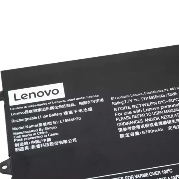 Laptop akku für LENOVO L15M4P20 – Bild 3