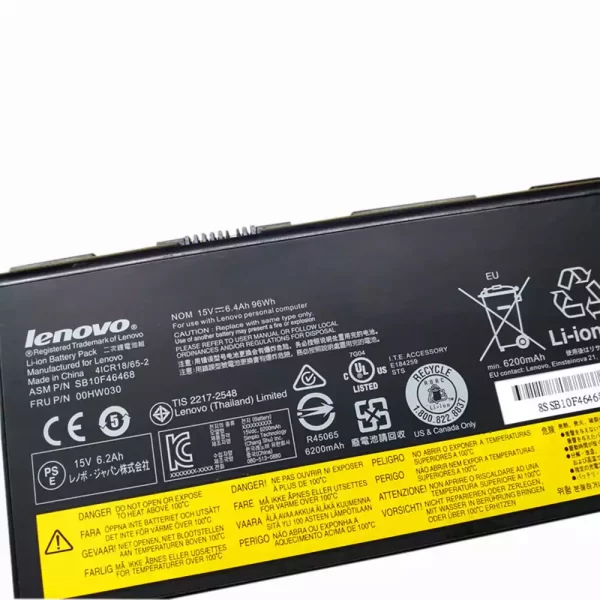 Laptop akku für LENOVO SB10F46468 – Bild 3