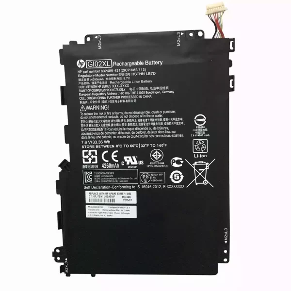Laptop akku für HP Pavilion x2 12-b020nr