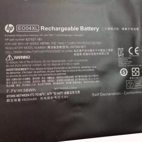 Laptop akku für HP EO04XL – Bild 3