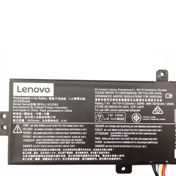 Laptop akku für LENOVO L15C2PB3,L15M2PB3 – Bild 3