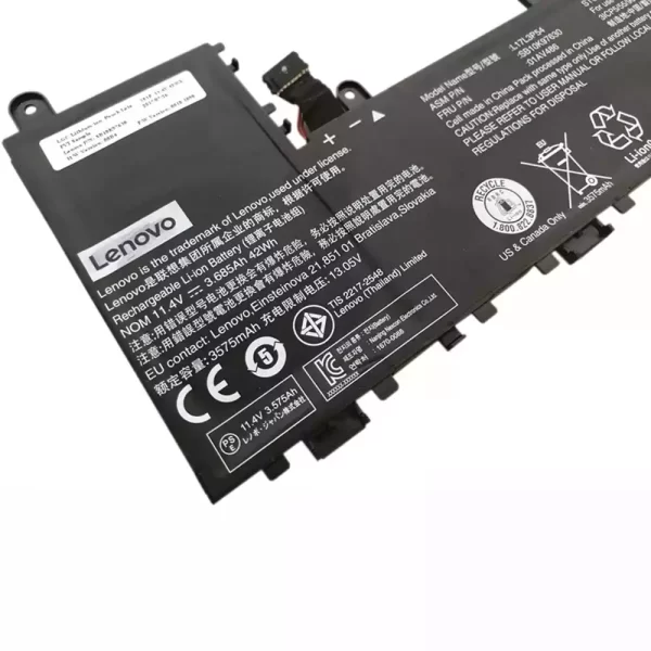 Laptop akku für LENOVO L17L3P54,01AV486,SB10K97630 – Bild 3