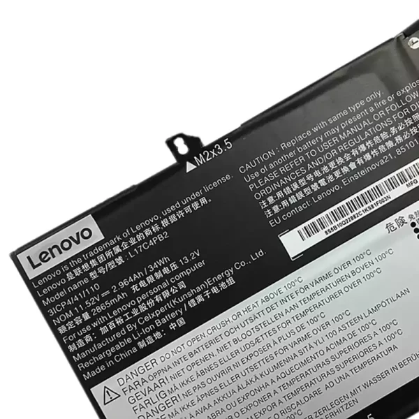 Laptop akku für LENOVO L17C4PB2,L17M4PB2 – Bild 4