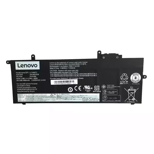 Laptop akku für LENOVO L17M6P72,01AV484,SB10K97628