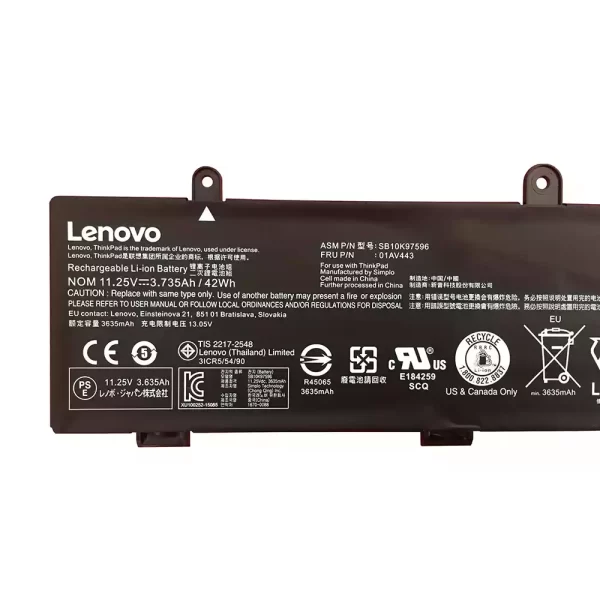 Laptop akku für LENOVO SB10K97595,SB10K97596 – Bild 3