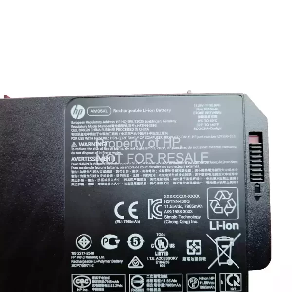 Laptop akku für HP Zbook 17 G5 – Bild 3