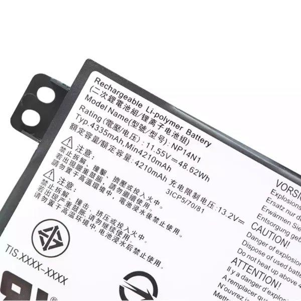Laptop akku für GETAC NP14N1 – Bild 2