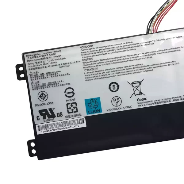 Laptop akku für GETAC NP14N1 – Bild 3