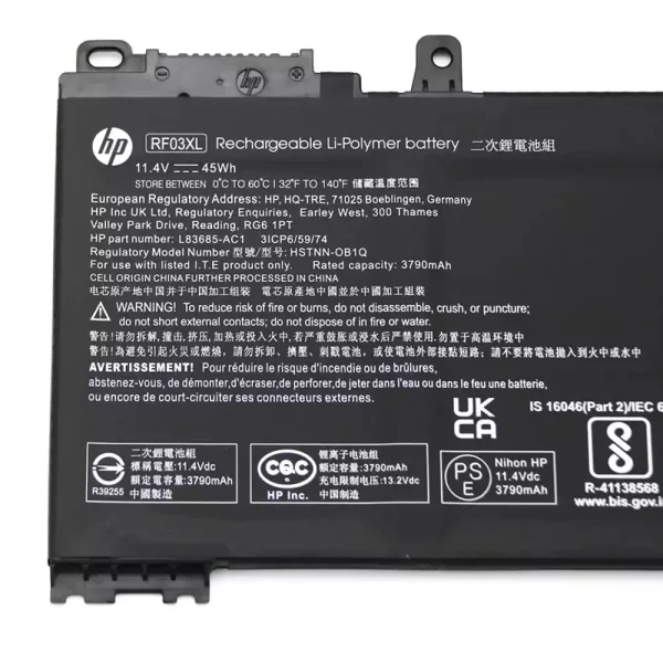 Laptop akku für HP RF03XL – Bild 3