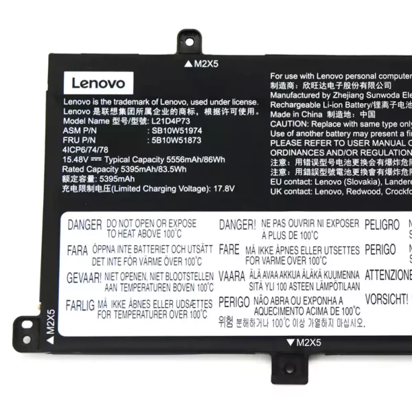 Laptop akku für LENOVO L21D4P73 – Bild 3