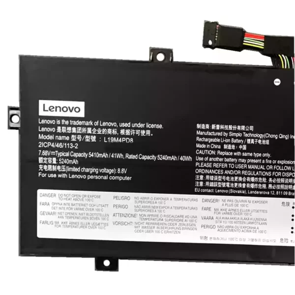 Laptop akku für LENOVO L19M4PD8 L19C4PD8 SB10X87838 5B10X87839 – Bild 3