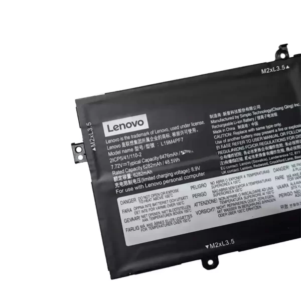 Laptop akku für LENOVO L19M4PF7 L19D4PF5 – Bild 3