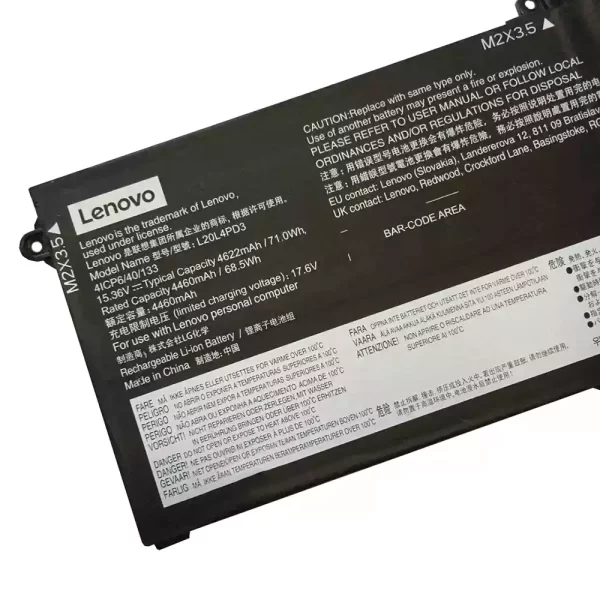 Laptop akku für LENOVO L20L4PD3 L20M4PD3 – Bild 2