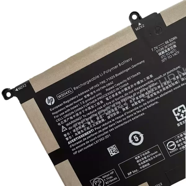 Laptop akku für HP WS04XL – Bild 3