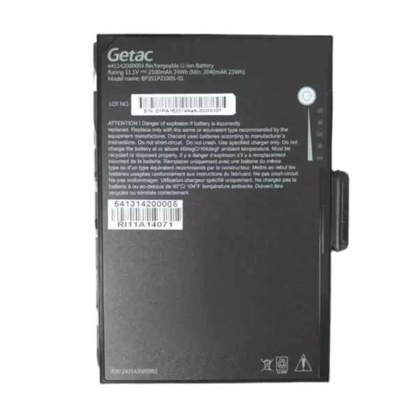 Laptop akku für Getac BP3S1P2100S-01 K120 441142000003 441142000019