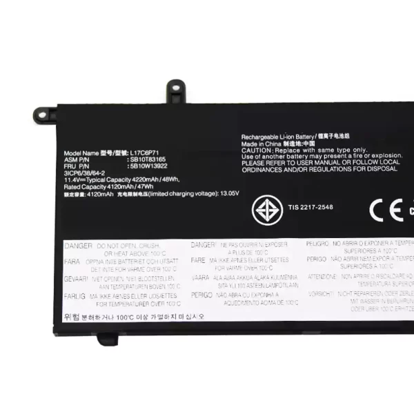 Laptop akku für LENOVO L17C6P72 L17S6P72 – Bild 3