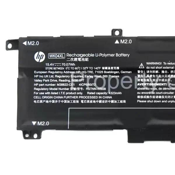 Laptop akku für HP WK04XL – Bild 3