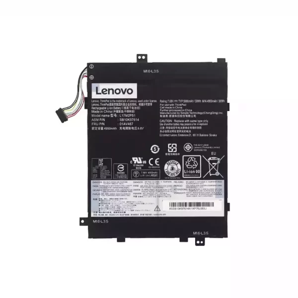 Laptop akku für LENOVO L17M2P51 SB10K97614 01AV467