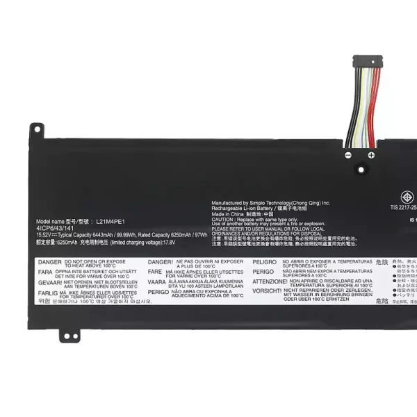 Laptop akku für LENOVO L21M4PE1 L21C4PE1 L21B4PE1 – Bild 3