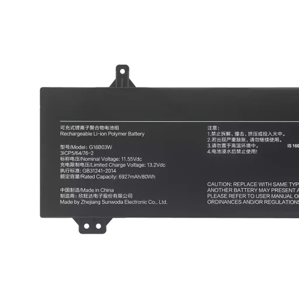 Laptop akku für G16B03W,Redmi G Pro 2022/Redmi G Pro 2024 – Bild 3