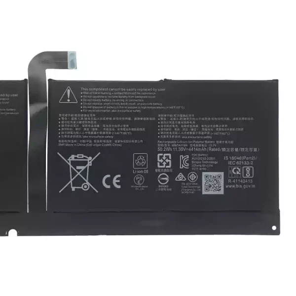 Laptop akku für 96BTA016H 96BTA015H DYNC01,Microsoft Surface Pro 8 1983 1982 – Bild 3