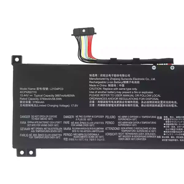 Laptop akku für Lenovo L21M4PC0 L21C4PC0 – Bild 3