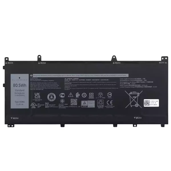 Laptop akku für DELL VG661 V4N84,DELL Alienware x14 R1 R2