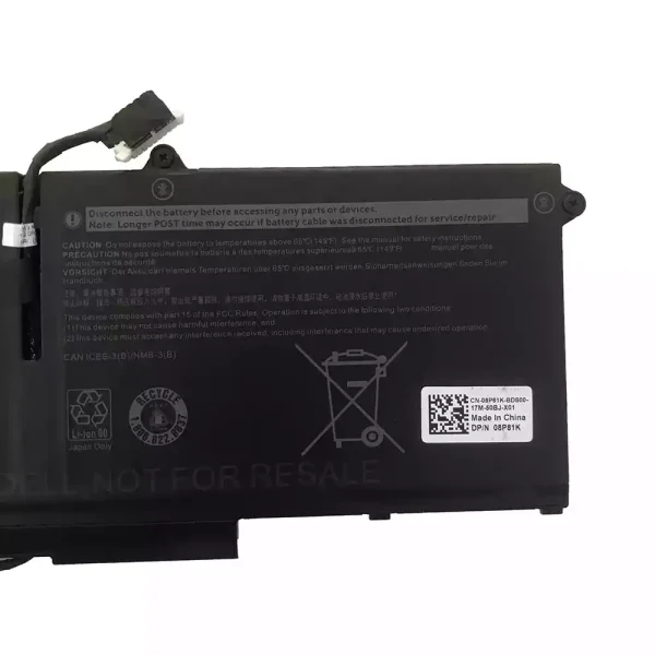 Laptop akku für DELL FK0VR FKOVR – Bild 4