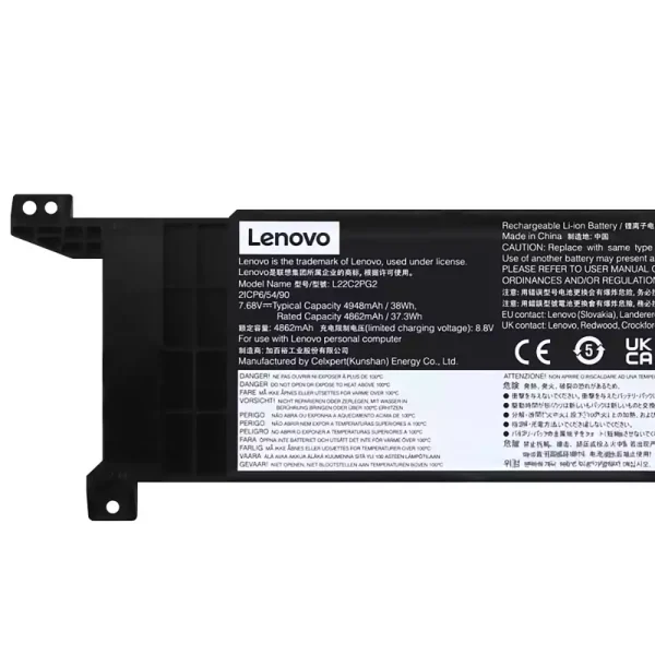Laptop akku für LENOVO L22M2PG2 L22B2PG2 L22C2PG2 L22D2PG2 – Bild 3