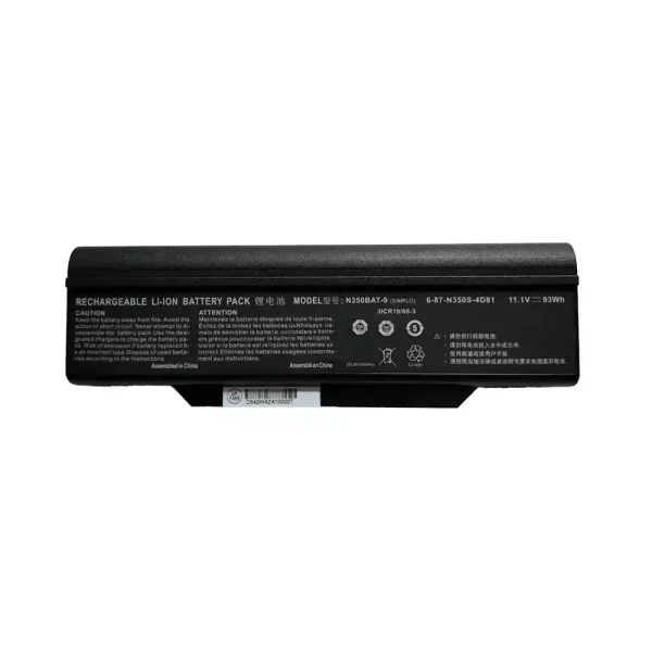 Laptop akku für N350BAT-9 6-87-N350S-4D81