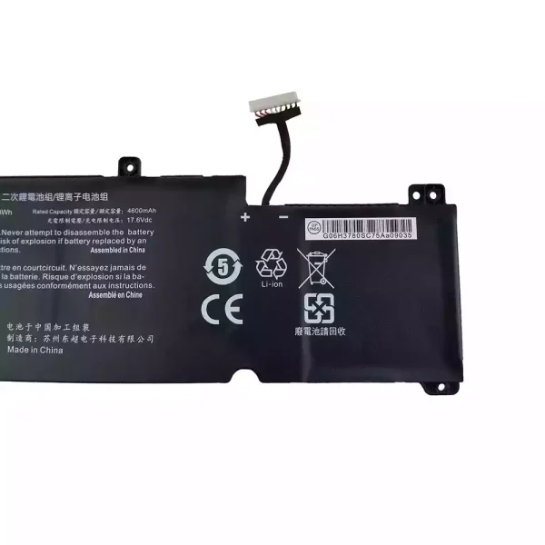 Laptop akku für NV40BAT-4-73 6-87-NV4RS-74M00 – Bild 3