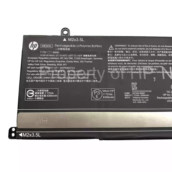 Laptop akku für HP WE04XL HSTNN-WB0F N39857-005 – Bild 3