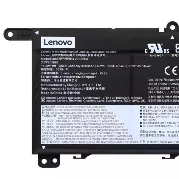 Laptop akku für LENOVO L22B3PE0 L22C3PE0 L22M3PE0 – Bild 3