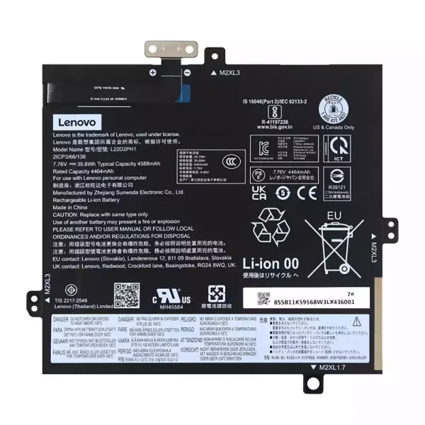 Laptop akku für LENOVO L22B2PH1 L22D2PH1