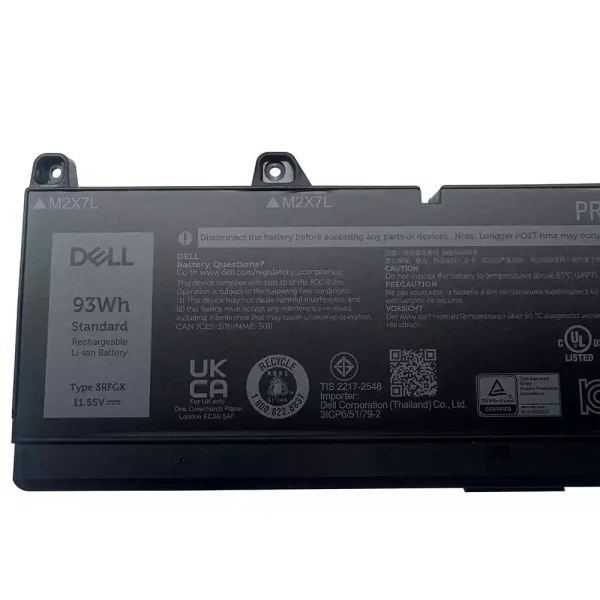 Laptop akku für DELL 3RFGX 1XM5X – Bild 3