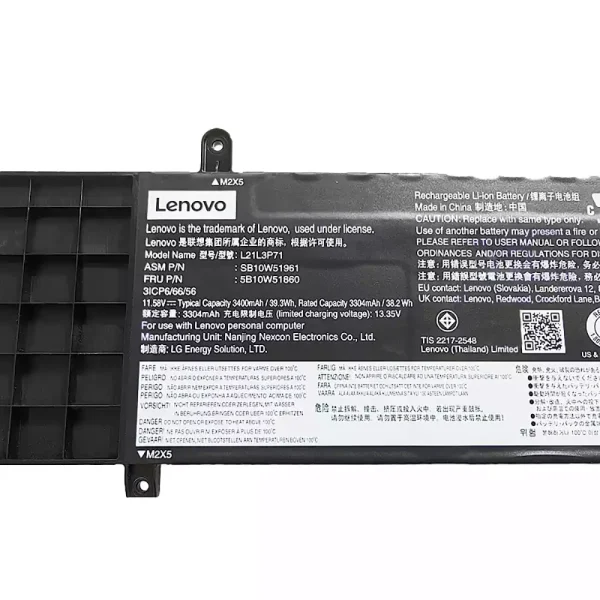 Laptop akku für LENOVO L21L3P71 L21C3P71 L21M3P71 – Bild 3