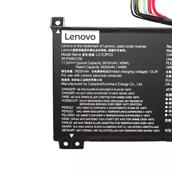 Laptop akku für Lenovo L21C3PC0 L21D3PC0 L21L3PC0 L21M3PC0 – Bild 4