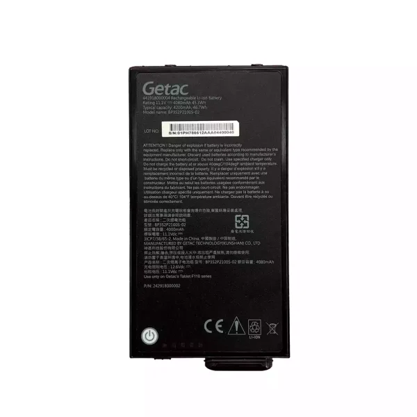 Laptop akku für Getac BP3S2P2100S-02 BP3S1P2680B Getac F110