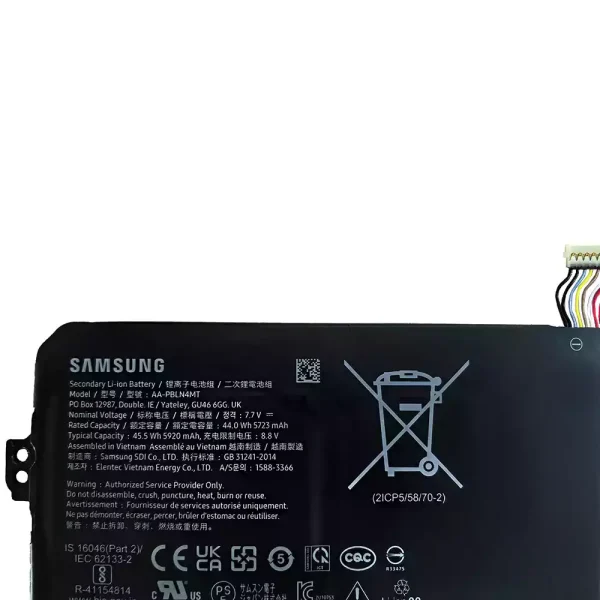 Laptop akku für Samsung AA-PBLN4MT AA-PBQN4TR – Bild 3