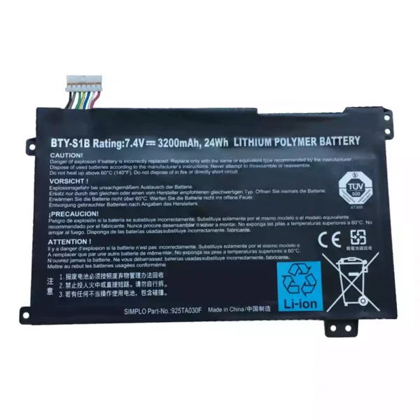 Laptop akku für MSI BTY-S1B 40033906 925TA030F