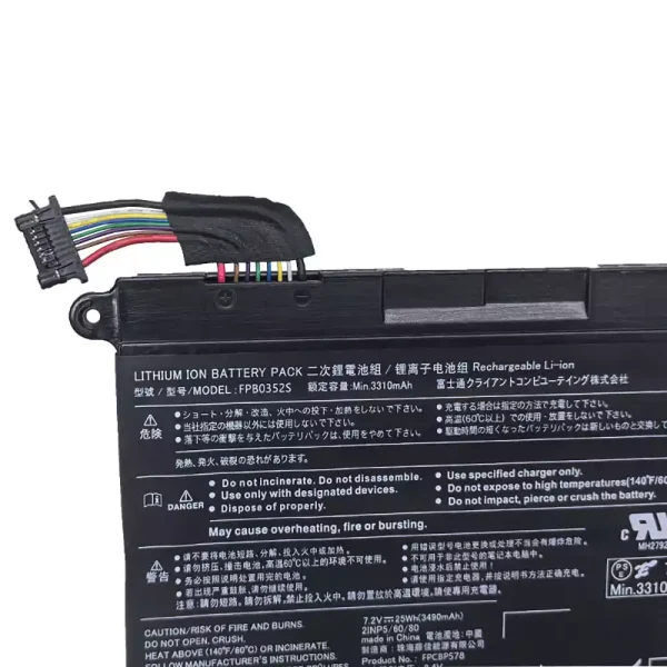 Laptop akku für Fujitsu FPB0352S FPCBP578 – Bild 3