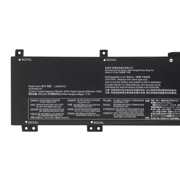 Laptop akku für LENOVO L22M4PC2 L22B4PC2 L22C4PC2 L22D4PC2 – Bild 3