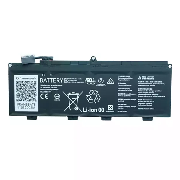 Laptop akku für FRANBBATO1 1126105R5 FRANBBATA Framework Laptop 13
