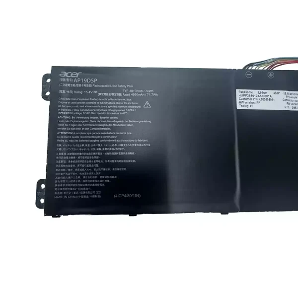 Laptop akku für ACER AP19D5P – Bild 3