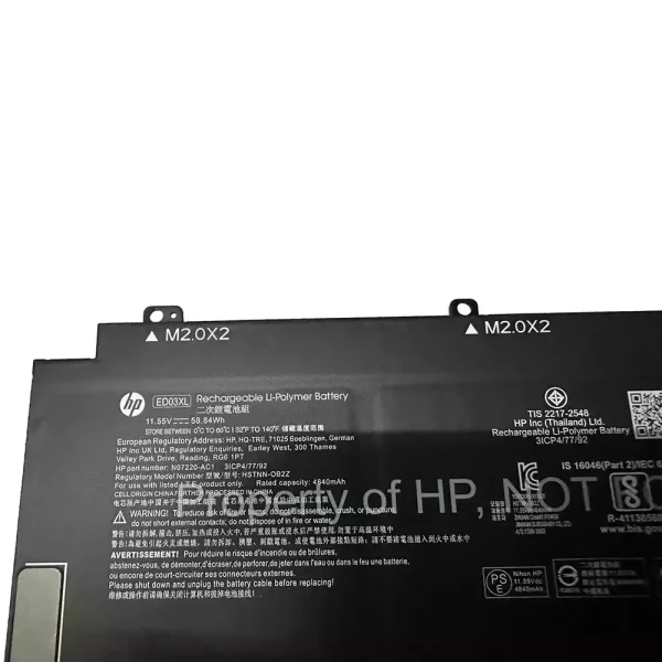 Laptop akku für HP ED03XL – Bild 2