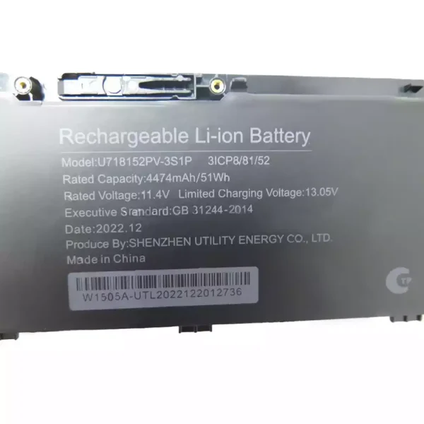 Laptop akku für U718152PV-3S1P – Bild 2