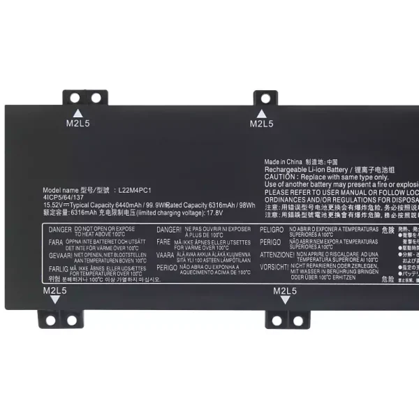 Laptop akku für LENOVO L22M4PC1 L22D4PC1 L22X4PC1 – Bild 3