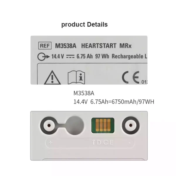 Akku für PHILIPS HeartStart MRx M3538A M3535A M3536A M3535-60992 – Bild 3