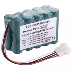 Akku für Nihon Kohden BSM-2300 BSM-2300A,BSM-2300K,BSM-2301,BSM-2301A,BSM-2301C,BSM-2301K,BSM-2303,BSM-2303C,BSM-2303K,BSM-2304,BSM-2304A