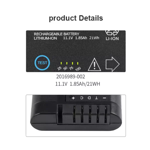 Akku für GE 2016989-002 2016989-003 DR203 Solar 8000i – Bild 2